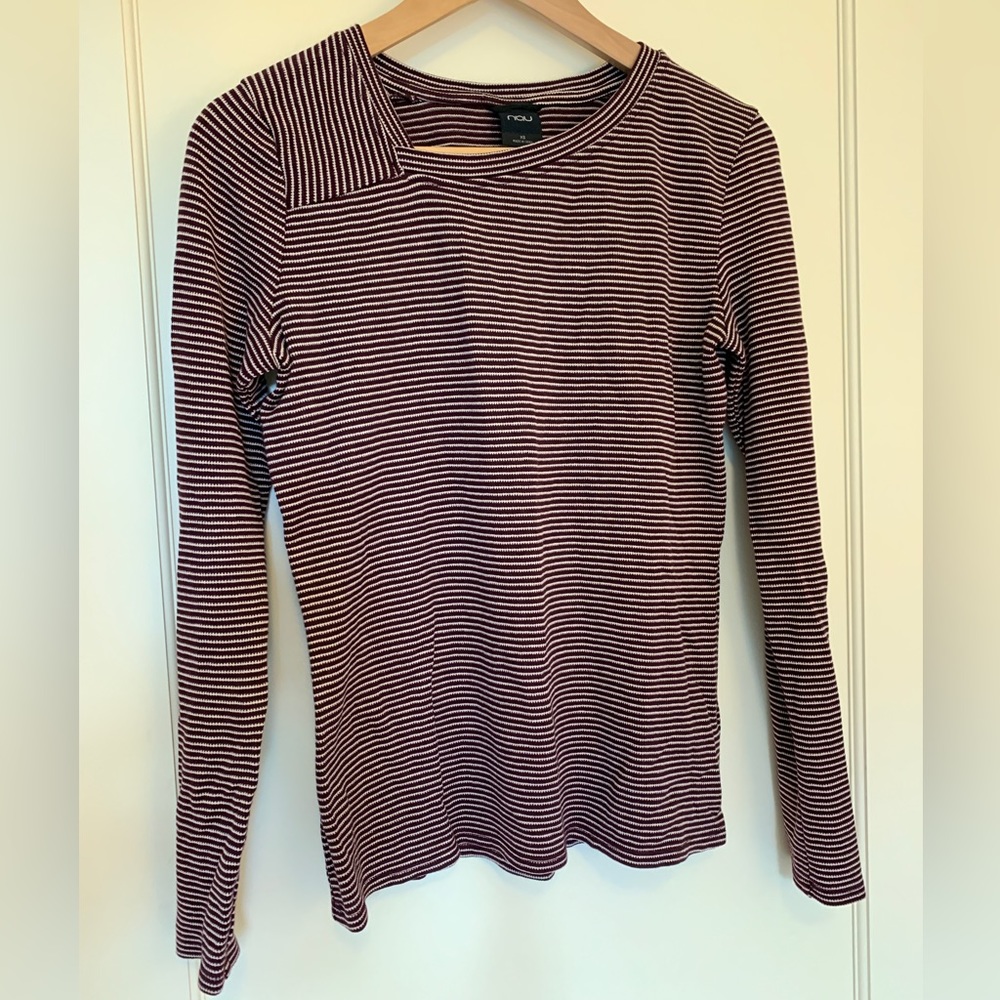 Nau Hemp Blend Striped Top